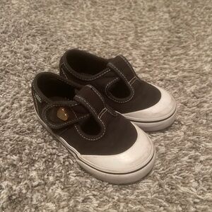 Vans Black and White Kids Sneakers